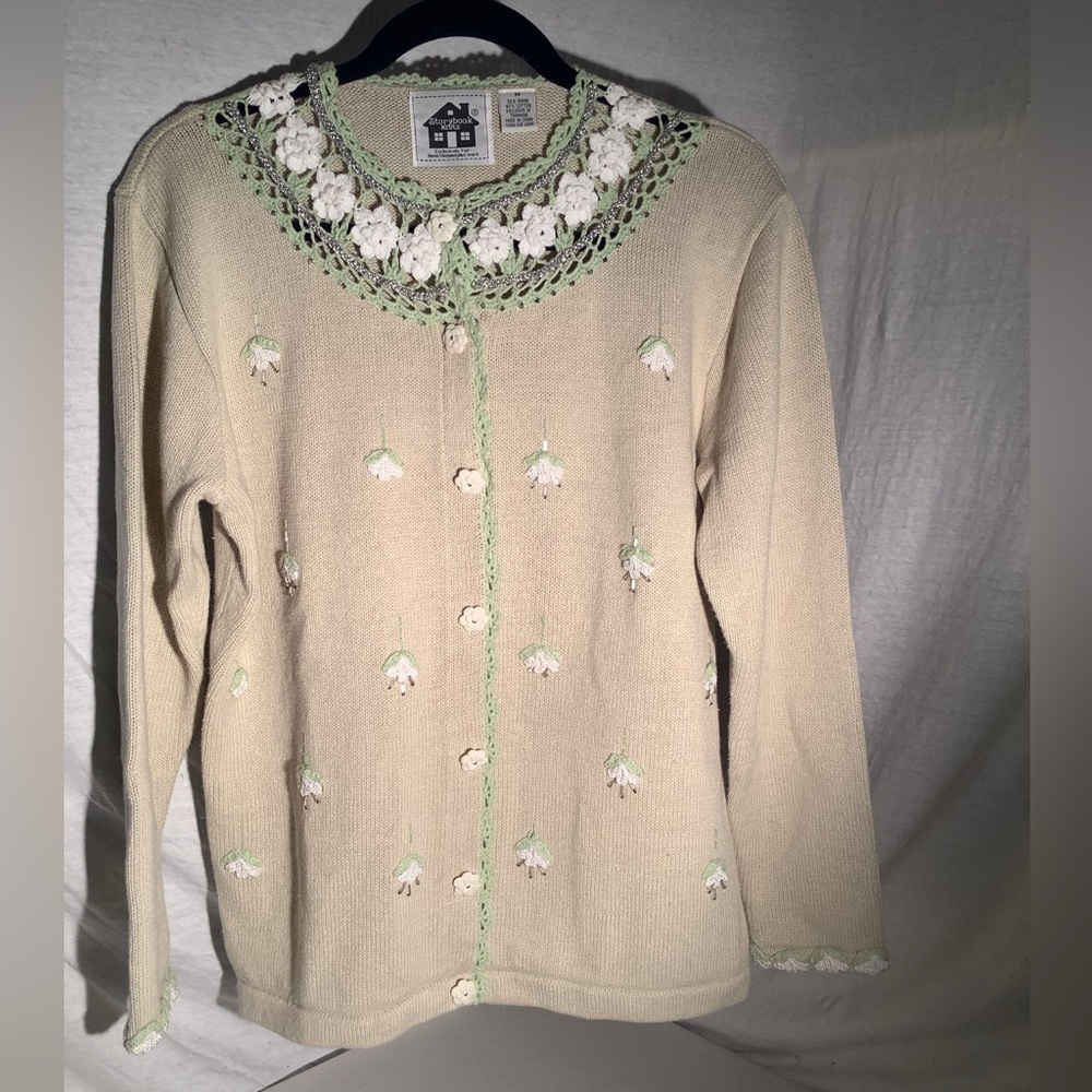Storybook knit titled “Hanging Garden”